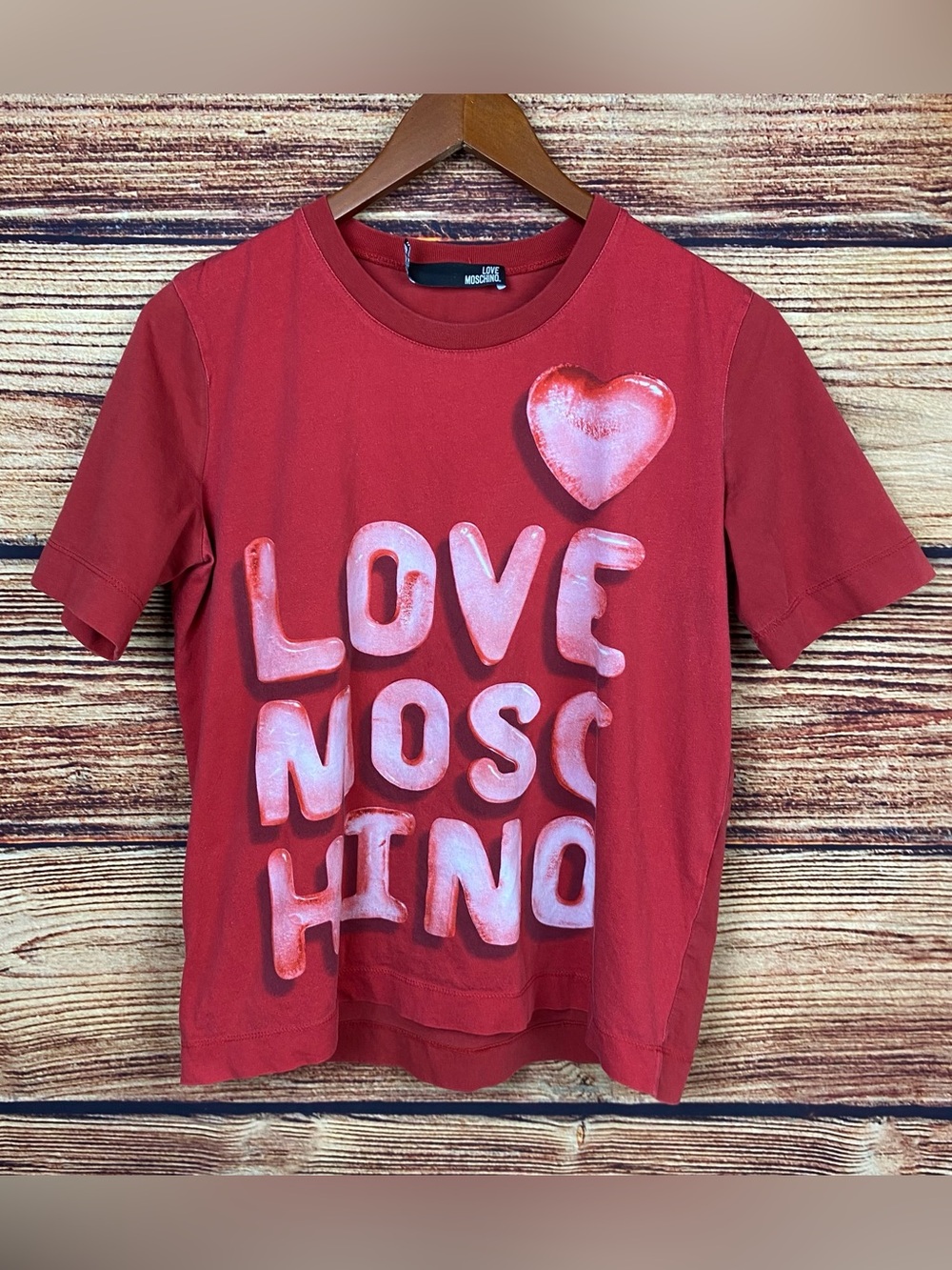 Love Moschino Red Tee
